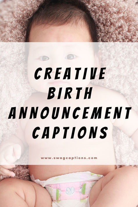 Unveil the joy with our curated collection of Creative Birth Announcement Captions! From sweet sentiments to whimsical words, discover the perfect way to share your little one's arrival. Birth Instagram Caption, Facebook Birth Announcement, Newborn Announcement Caption, Announcing Baby Arrival, Newborn Announcement Quotes, Baby Arrival Announcement Quotes, Birth Announcement Captions, Birth Announcement Instagram, Birth Announcement Quotes