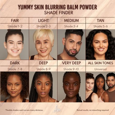 Yummy Skin Blurring Balm Powder - Danessa Myricks Beauty | Sephora Danessa Myricks, Flaking Skin, Ideal Beauty, Neutral Undertones, Beauty Bay, Minimize Pores, Benefit Cosmetics, Contouring And Highlighting, All Things Beauty