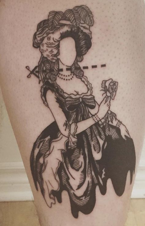 Marie Antoinette Tattoo, Beauty Behind The Madness, Illustration Tattoo, Fairy Tattoo, 1 Tattoo, Ink Illustration, Ink Illustrations, Body Mods, Marie Antoinette