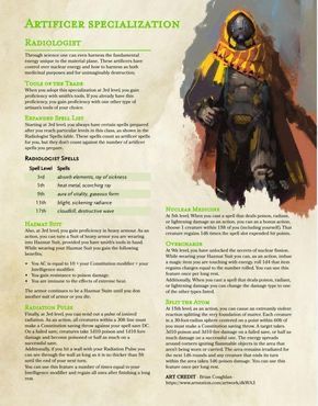 D D Homebrew Subclasses, Artificer Class Dnd, Artificer Armorer Infiltrator, Dnd Artificer Homebrew, Dnd 5e Homebrew Artificer Subclasses, Dnd Artificer Armourer, Dnd Homebrew Subclasses 5e, Artificer Subclass 5e, Homebrew Subclasses 5e