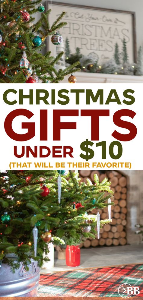 This giant list of christmas gift ideas that are all under $10 is perfect if you're trying to do xmas on a budget. We do a $10 gift exchange every christmas and this list is the $10 gifts we've given or recieved for women, men, moms, dads, or kids that have stood the test of time. #cheapchristmasgifts #budgetchristmas #giftideas #stockingstuffers ... Xmas Gift Exchange, 10 Dollar Gifts, Expensive Christmas Gift, Budget Christmas Gifts, $5 Gift Ideas, 10 Gift Ideas, Budget Christmas, Meaningful Christmas Gifts, Christmas Gifts For Adults