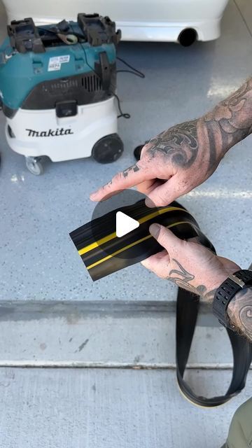 Murray Kruger on Instagram: "Installing another garage door threshold seal strip • This stops water from getting in if you have that problem • I’m grinding down the concrete to clean it up and help for adhesion with the Makita XGT 40v and their grinding diamond wheel and dust shroud • I’m using @lepage_products PL premium max to hold down the threshold. I ordered this threshold off amazon. @makitatools @makita.ca  . . . #garage #tools #construction #diy #makita #makitatools" Garage Door Installation Diy, Garage Door Weather Stripping, Garage Door Threshold Seal, Garage Door Trim, Garage Door Threshold, Garage Apartment Floor Plans, Garage Door Seal, Garage To Living Space, Garage Attic