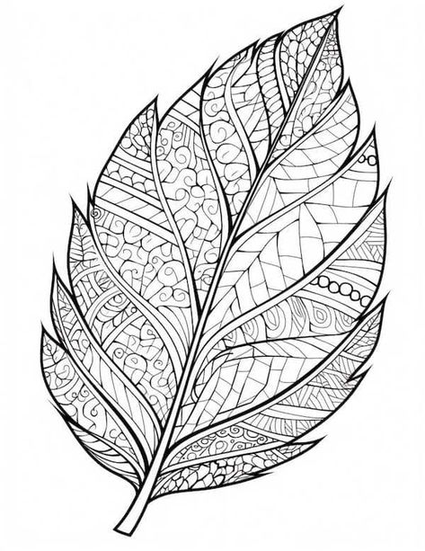 Free Printable Fall Coloring Pages, Fall Coloring Pages For Kids, Fall Leaves Coloring Pages, Fall Coloring Sheets, Relaxing Coloring Pages, Our Mindful Life, Leaf Coloring Page, Stitching On Paper, Baby Coloring Pages