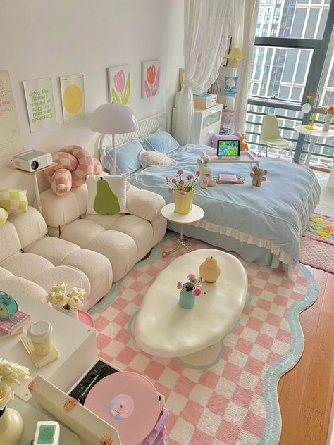 Pastel Room Decor, Dream Apartment Decor, Cute Bedroom Ideas, Pastel Room, Room Redesign, Pinterest Room Decor, Study Room Decor, Girly Room, Cute Bedroom Decor