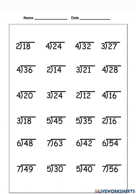 Grade 6 Division Worksheets, Grade 6 Math Worksheets Division, Division For Class 2, Long Division Worksheets 3rd Grade, Grade 5 Division Worksheets, Fourth Grade Division, Division Grade 5 Math Worksheets, 5th Grade Division Worksheets, Math Worksheets For Grade 6