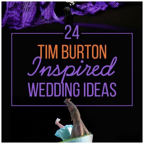 24 Ideas to Have a Tim Burton Inspired Wedding Tim Burton Style Wedding, Tim Burton Centerpieces, Tim Burton Inspired Wedding, Tim Burton Wedding Ideas, Tim Burton Themed Wedding, Tim Burton Wedding Theme, Tim Burton Wedding, Neighborhood Halloween, Dark And Creepy