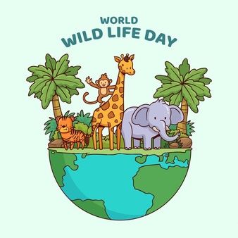 Free Vector | Save the planet concept Animal Protection Poster, Energy Conservation Poster, National Wildlife Day, Save Animals Poster, Happy Environment Day, Conservation Poster, World Wildlife Day, Planet Drawing, Code Of Ethics