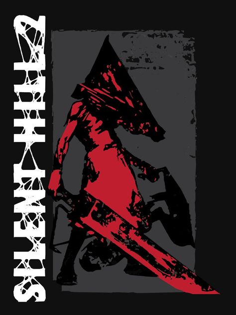 Red Pyramid Silent Hill, Silent Hill James Sunderland, Silent Hill 2 Game, Silent Hill 2 Aesthetic, Silent Hill Poster, Silent Hill Tattoo, Red Pyramid Thing, Silent Hill Pyramid Head, Video Game Stickers