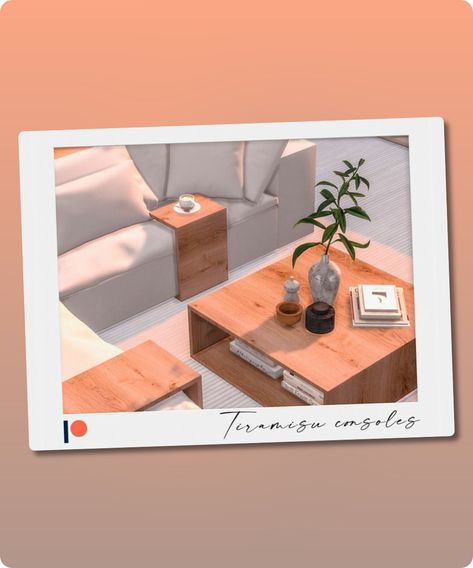 Sims 4 Furniture CC: Tiramisu Consoles     Patreon Early Access Sims 4 Furniture, Sims Furniture, Korean Coffee, Furniture Cc, Hall House, Sims 4 Cc Download, Tools And Toys, Sims 4 Cc Furniture, Best Sims