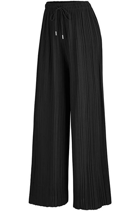 Black Plazo, Celana Palazzo, Palazzo Outfit, Pleated Palazzo Pants, Palazzo Pants Outfit, Plazo Pants, Womens Palazzo Pants, Black Palazzo Pants, Maxi Pants