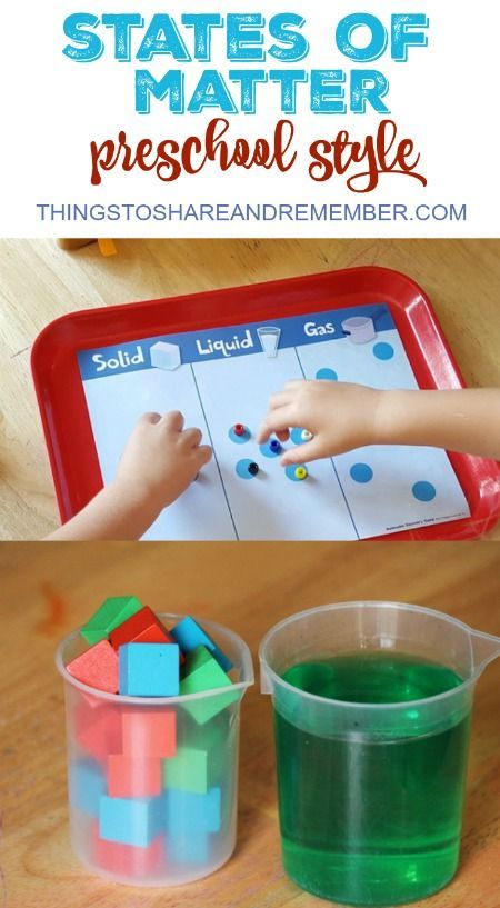 States of Matter Preschool Style States Of Matter For Preschool, Liquid And Solids Preschool, States Of Water Preschool, Solids And Liquids Preschool, Solid Liquid Gas Activities Preschool, States Of Matter Preschool, States Of Matter Kindergarten, States Of Matter Project, Solid Liquid Gas Activities