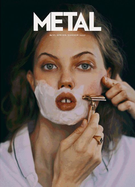 Lindsey Wixson, Metal Magazine, Photography Editorial, Magazine Editorial, Fashion Cover, 인물 드로잉, Photoshoot Concept, Foto Art, Fashion Photography Editorial