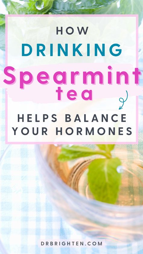 Uncover the benefits of spearmint tea for women looking to achieve hormonal balance! This soothing herbal tea may assist in relieving symptoms of hormonal imbalance, especially related to PCOS. Discover how spearmint tea can help with healthy hormones, reduce facial hair, and support your well-being. Spearmint Tea Benefits Women, Teas Benefit, Dhea Benefits, Benefits Of Spearmint, Reduce Facial Hair, Spearmint Tea Benefits, Hormonal Headaches, Peppermint Tea Benefits, Spearmint Tea