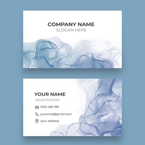 Watercolor Background Wallpaper, Watercolor Alcohol, Elegant Business Cards Design, Watercolor Business, Watercolor Business Cards, Eid Card Designs, Watercolour Texture Background, Social Templates, Visiting Card Design