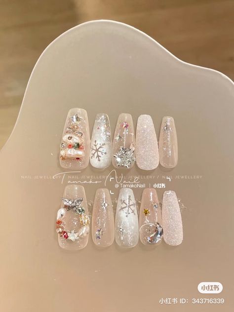 Xiaohongshu Nails, Nails Chinese, Nails Douyin, Chinese Nails, Douyin Nails, Nail Noel, Sailor Moon Nails, Nails Japanese, Nails Korean