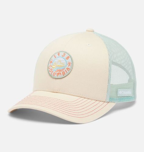 Women's White Keep Your Cool In An Adjustable Ball Cap With Mesh Back, Providing Shade And Ventilation On Hot, Sunny Days. Cute Hats For Summer, Women’s Baseball Caps, Women’s Hats, Preppy Caps, Preppy Hats, Cute Baseball Hat, Womens Snapback Hats, Church Camp Packing, Cute Baseball Hats