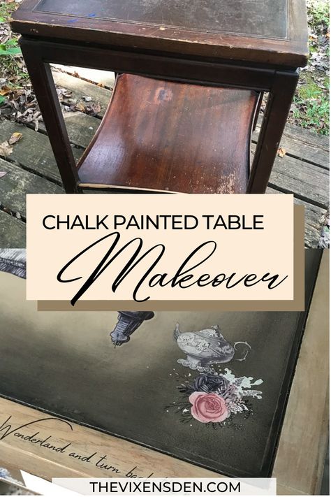 Chalk Paint End Tables Diy, Chalk Painted End Tables Ideas, End Table Painting Ideas, End Table Color Ideas, Refinished End Tables Ideas, Painting End Tables Ideas, Chalk Paint End Tables, Painting End Tables, End Table Makeover Ideas