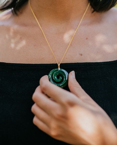 Not all of our pounamu pendants come with a traditional black cord! We also work with talented New Zealand jewellery designers to pair precious metals with our some of our most beautiful jade carvings. If you're looking for a Valentine's Day gift which will blow her away, make sure to explore our collection of contemporary sterling silver and 18ct gold jewellery. Traditional Jade Pendant Necklace, Carved Silver Jade Jewelry, Green Stone Necklace New Zealand, New Zealand Jewellery, Jade Jewellery, Artisan Hand-strung Jade Necklace, Carved Jade Pendant Necklace, Gold Diamond Studs, Jewellery Gifts