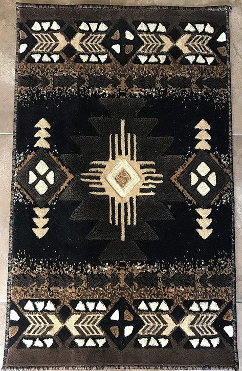 PRICES MAY VARY. DESIGN AND AESTHETICS: The South West Native American Area Rug boasts intricate patterns and vibrant colors inspired by traditional Native American designs. Available in various sizes, this rug is versatile enough to fit any space, from large living rooms to cozy bedrooms. Its eye-catching design serves as a focal point in any room, adding a touch of cultural heritage and sophistication. STAIN RESISTANCE AND DURABILITY: Crafted with high-quality materials, this rug offers except Western Dining Room, Southwest Bedroom, Native Decor, Cabin Rugs, Berber Design, Navajo Pattern, Native American Patterns, Area Rug Sets, Native American Design