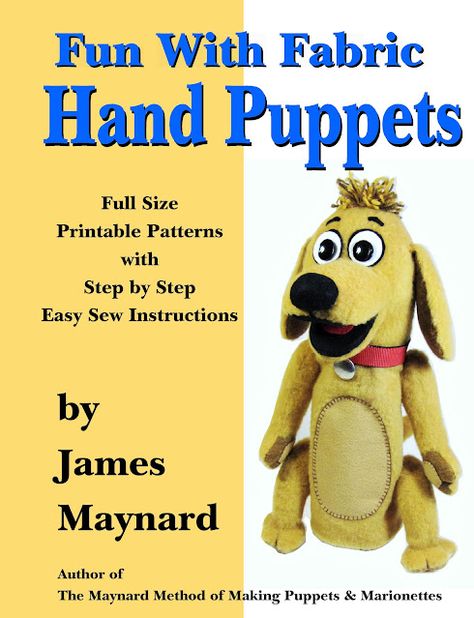 Fun With Fabric Hand Puppets Blog Format, Puppet Ideas, Puppets For Kids, Puppets Diy, Puppet Patterns, Quilting Board, Puppet Making, Diy Things, Hand Puppet