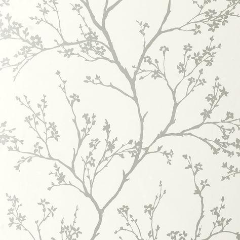 Schumacher - Twiggy Twiggy Wallpaper, Schumacher Wallpaper, Silver Wallpaper, Accent Wallpaper, Textured Wallpaper, Wallpaper Samples, Kids Rooms, My New Room, Wallpaper Roll