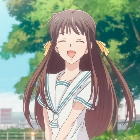 Toru Honda, Fruits Basket Quotes, 3d Kanojo, Solo Pfps, Tohru Honda, Fruits Basket Anime, Anime Pfps, Anime Cover Photo, Pfp Icons