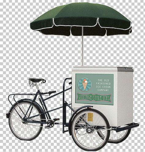 Food Delivery Bike, Ice Cream Bicycle, Street Ice Cream, Korean Ice Cream, Delivery Bike, Bicycle Cart, Tiny Pies, Bicycle Cafe, Beer Bike