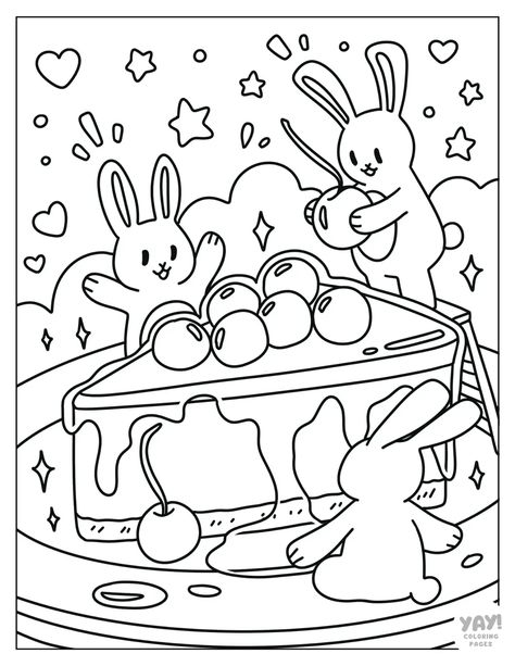 Kawaii Coloring Pages (Free Printables) Yay Coloring Pages, Printable Drawings To Paint, Japanese Coloring Pages, Cute Kawaii Coloring Pages, Procreate Kawaii, Kawaii Coloring Pages, Chibi Coloring Pages, Bobbie Goods, Kawaii Cats