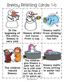 Sneezy The Snowman Activities, The Snowman Activities, Snowman Writing Activities, Snowman Activities, Winter Math Worksheets, Sneezy The Snowman, Snowman Printable, Literacy Circles, Snowman Writing