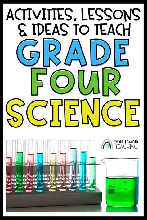 Dive into all things grade four science: experiments, activities, inquiry ideas and more! These STEM challenges and science lessons are just perfect for fourth grade. Fun Science Lessons For 3rd Grade, Fourth Grade Science Lessons, Fourth Grade Stem Activities, Grade 4 Science Projects, 4th Grade Learning Activities, 4th Grade Science Worksheets, Fourth Grade Science Projects, 4th Grade Science Lessons, 4th Grade Science Experiments