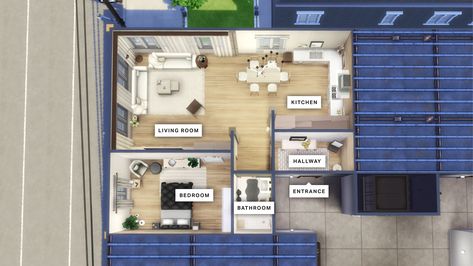 17 Culpepper House Sims, 17 Culpepper House, Culpepper House, House Sims 4, Sims Inspiration, Housing Ideas, Sims Builds, Sims 4 House Design, Sims House Plans