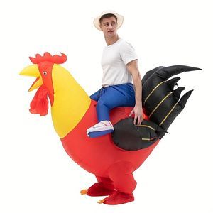 Outdoor Team Building Activities, Rooster Costume, Chicken Halloween, Chicken Costumes, Inflatable Costumes, Halloween Inflatables, Red Rooster, Funny Costumes, Game Costumes