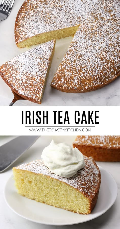 Irish Tea Cake Recipe, Irish Tea Cake, Pasta Bread, Irish Tea, Irish Desserts, Irish Cooking, Sandwich Lunch, Simple Baking, Bread Sandwich