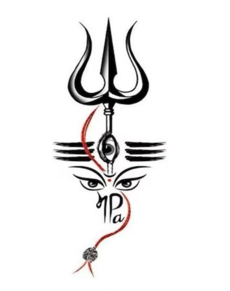 Om With Rudraksh Tattoo Design, Trishul Drawing, Mahadev Tattoo, Tattoo Design For Hand, Meaningful Tattoo Quotes, Band Tattoo Designs, Shiva Tattoo Design, Om Tattoo, Religious Tattoo