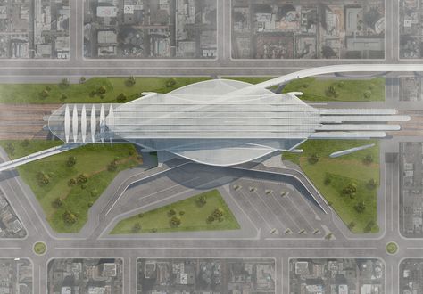 Graduation Project (TGV Railway Station) on Behance Graduation Project Architecture Ideas, Metro Station Architecture, Railway Station Architecture, Futuristic Train Station, Railway Station Design, Train Station Design, Railway Architecture, Terminal Bus, Train Station Architecture