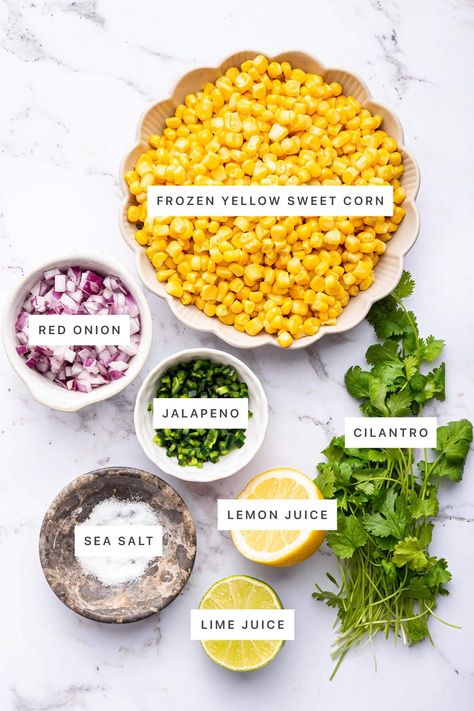 Easy Corn Salsa (Chipotle Copycat) - Eating Bird Food Chipotle Corn Recipe, Chipotle Salsa Copycat, Chipotle Corn Salsa Copycat, Chipotle Copycat Corn Salsa, Chipotle Copycat Recipes Salsa, Copycat Chipotle Corn Salsa, Chipotle Copycat Recipes Corn Salsa, Chipotle Copycat Recipes Bowls, Chipotle Corn Salad