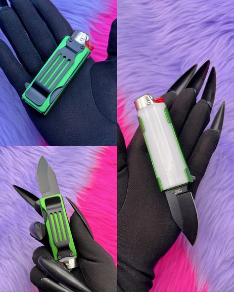 Upgrade your collection with our high-quality self-defense tools. Fast and discreet delivery guaranteed. 🗡️💨 Self Defense Gadgets, Amanda Core, Knife Party, Cool Lighters, Pretty Knives, Butterfly Knife, Goth Hair, Self Defense Tools, Survival Equipment