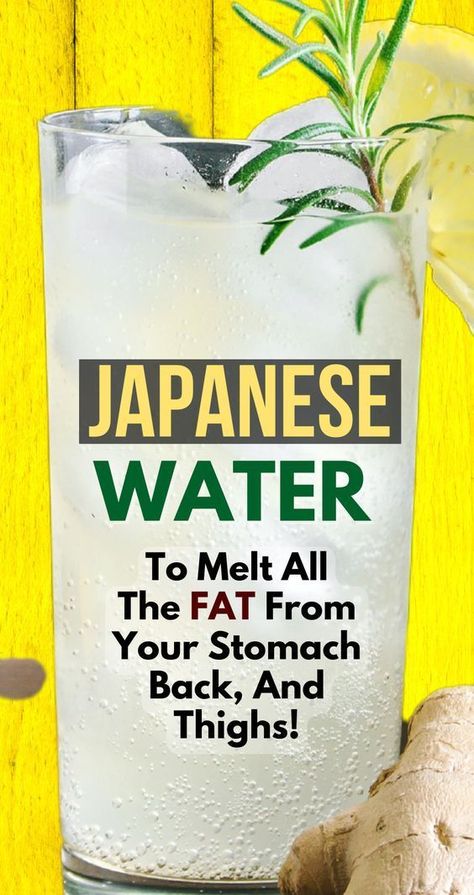 Drinks To Burn Fat, Detoxifying Drinks, Burn Belly Fat Drinks, Flat Belly Drinks, Japanese Water, Belly Fat Drinks, Belly Fat Burner Drink, Natural Drinks, Fat Loss Drinks