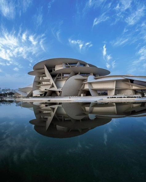 Art & Architecture on Instagram: “The Desert Rose - National Museum of Qatar in #Doha, designed by @ateliersjeannouvel Images: @abdulla_qatar99, @iwanbaan, AJN, @nmoqatar .…” National Museum Of Qatar, Architecture Drawing Presentation, Jean Nouvel, Modern Architecture Building, Unusual Buildings, Landmark Buildings, Architecture Collage, Scandinavian Interior Design, Art Architecture