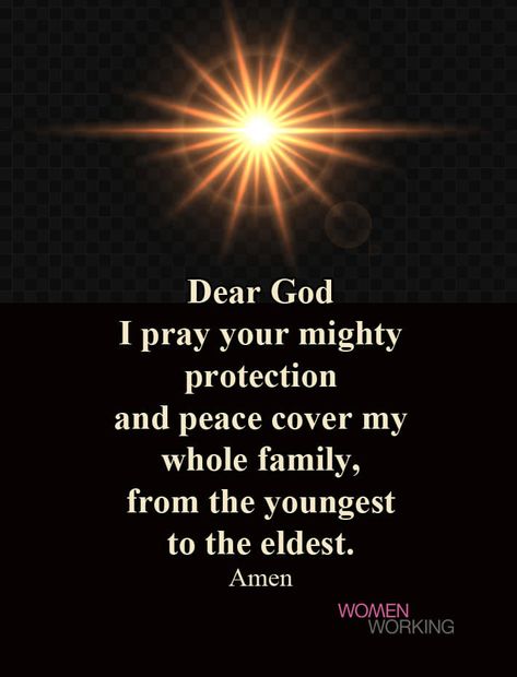 I Pray Your Mighty Protection And Peace Cover My Whole Family Pictures, Photos, and Images for Facebook, Tumblr, Pinterest, and Twitter Peace And Love Quotes, Prayer For Work, Protection Quotes, Life Quotes Family, Compare Yourself To Others, Family Peace, Together Quotes, Pray For Peace, Prayer For Protection