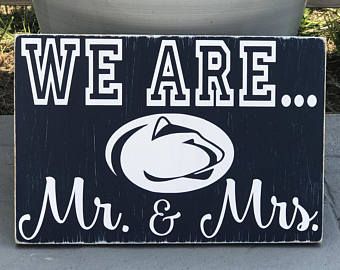 Penn State Wedding Ideas, Slate Tile Crafts, Penn State Wedding, State Decor, Geek Wedding, Cat Wedding, Wood Pallet Signs, Tile Crafts, Pallet Signs