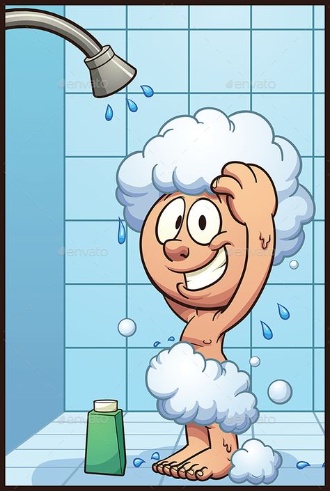 Kid Showering Shower Cartoon, Rick And Morty Poster, Toddler Bath, Cartoon Clip, Cartoon Boy, Cartoon Girl Drawing, Good Cartoons, Art Video, Take A Shower