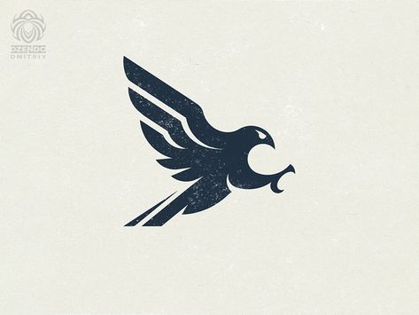 Falcon attack logo by Dmitriy Dzendo on Dribbble Eagle Icon, Falcon Art, Hawk Logo, Eagle Artwork, Falcon Logo, Logo Personal, Eagle Drawing, Pen Art Work, Logo Minimalista