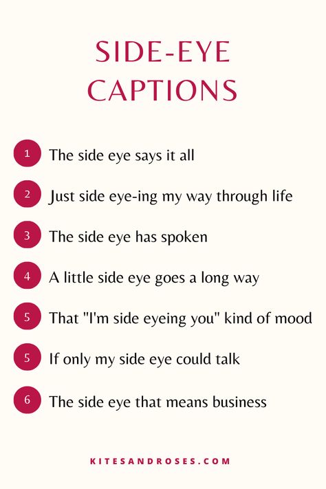 Looking for side eye captions? Here are the sayings and quotes that embody the side-eye vibe adding a playful touch to your photos. Side Eye Captions, Captions For Side Look Pose, Eye Captions For Instagram, Side Eye Quotes, Eye Quotes Short, Eye Pictures Aesthetic, Quote About Eyes, Line For Friends, Eyes Captions Instagram