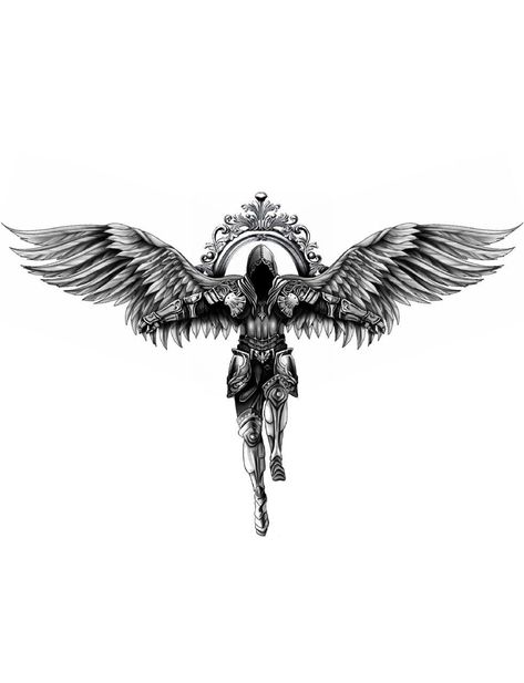 #CoolTattoos #TattooArt #InkMaster #TattooDesigns #InkedUp #TattooLovers #InkInspiration #TattooIdeas #CreativeInk #TattooStyle Disapline Tattoos, Back Tattoo Men Full, Engel Tattoo Design, Angle Back Tattoo, Angel Chest Tattoo Men, Back Tattoo Men, Back Tattoos For Guys Upper, Dark Angel Tattoo, Angel Warrior Tattoo