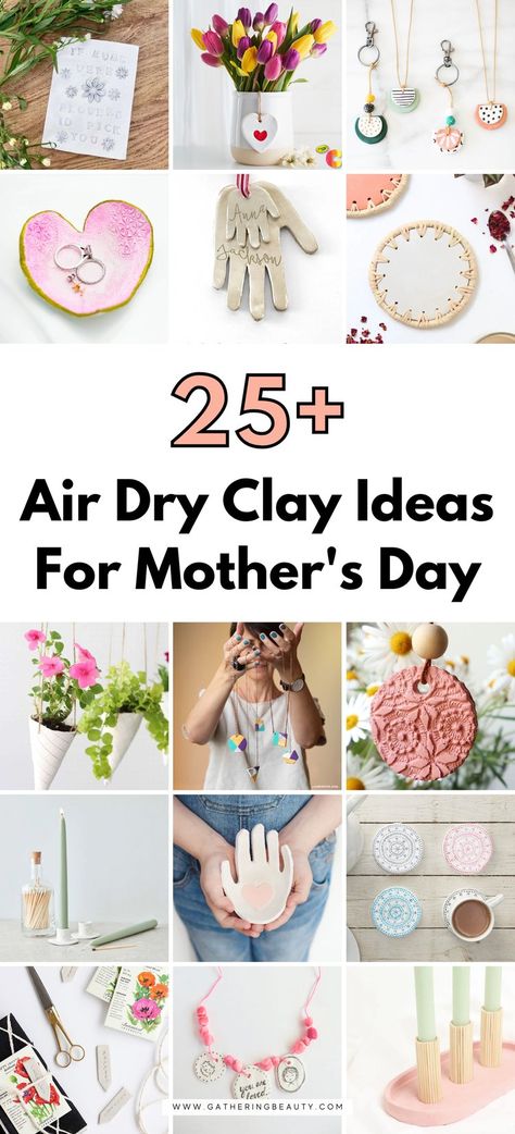 Air Dry Clay Ideas, Snowflake Making, Clay Handprint, Birthday Card Making, Clay Projects For Kids, Easy Mother's Day Crafts, Ideas For Mother's Day, Clay Crafts For Kids, Easy Valentine Crafts