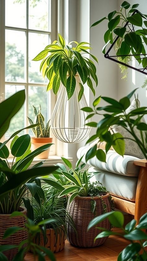 houseplants home decor Benefits Of Indoor Plants, Houseplant Tips, Air Cleaning Plants, Indoor Oasis, Natural Air Purifier, Plant Styling, Boston Fern, Kangen Water, Improve Indoor Air Quality