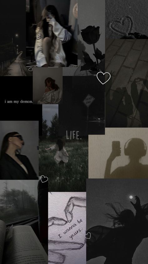 Dark core,black,noir,dark,colourless,blck,kala,music,book,feminine,black aesthetic Dark Feminine Wallpaper, Aesthetic Wallpaper Collage, Feminine Wallpaper, Dark Core, Wallpaper Collage, Cute Tumblr Wallpaper, Dark Feminine Aesthetic, Dark Feminine, Black Aesthetic Wallpaper