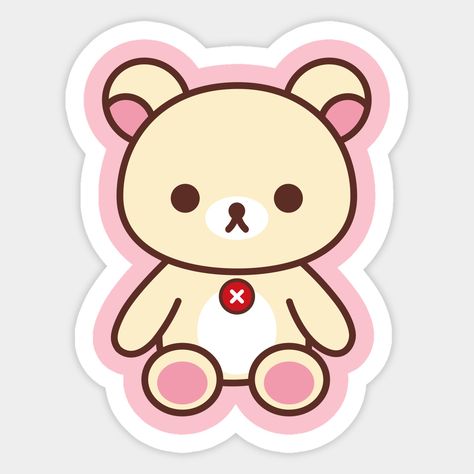 Very cute and lovely Korilakkuma T-Shirt -- Choose from our vast selection of stickers to match with your favorite design to make the perfect customized sticker/decal. Perfect to put on water bottles, laptops, hard hats, and car windows. Everything from favorite TV show stickers to funny stickers. For men, women, boys, and girls. Korilakkuma Drawing, Stickers On Everything, Custom Iphone Stickers, Cute Sanrio Stickers, Stickers Rosas, Stickers Rosa, Rilakkuma Stickers, Kawaii Halloween Stickers, Halloween Stickers Printable