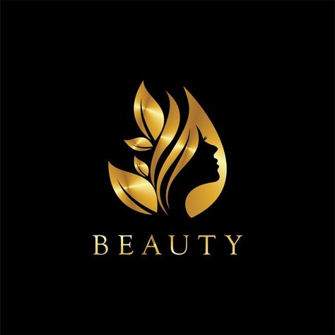 Luxury Salon Logo Design, Beauty Parlour Logo Design, Logo Skincare Beauty, Cosmetics Logo Design Ideas, Logo Salon Beauty, Beauty Salon Logo Design Ideas, Beauty Studio Logo, Logo Design Beauty Salon, Beauty Care Logo